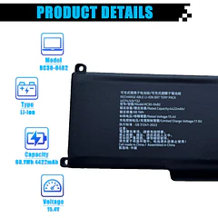 Batería de Repuesto para Razer Blade 14" 2023 RZ09-0482 RZ09-0482VEH3-R3E1 RZ09-0482VWH3-R3W1 Blade 14" 2024 - AOMKA