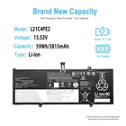 Batería de Repuesto L21C4PE2 para Lenovo Yoga 6 13ALC7 13ABR8 Type 82UD 83B2 Series Notebook - TAICROWNE 2