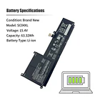 Batería de Repuesto SC04XL para HP Envy 14-EB 14-EB0002TX 14-EB0007NA 14-EB0010CA 14-EB0103NW 14-EB0503TU 14-EB1001NL 14-EB1028NF - INTIFO 3