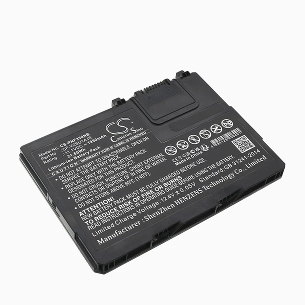 Batería de Repuesto para Panasonic Toughbook CF-33LEHFAT3,Toughbook CF-33mk1,Toughbook CF-33AEHFATG,Toughbook CF-33AEHFZTG,Toughbook CF-33LEHGAT3,Toughbook CF-33,Toughbook CF - CS Cameron Sino 1