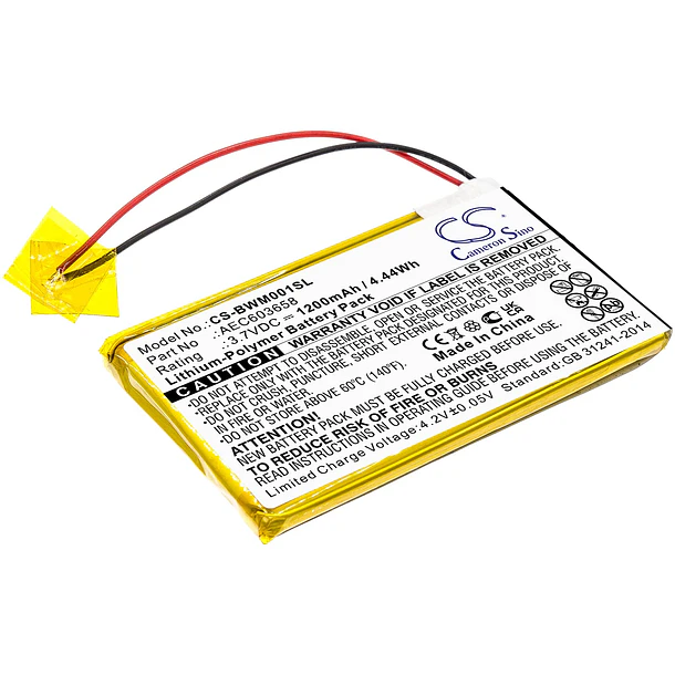 Batería de Repuesto CS-BWM001SL para BW Gasalert Microclip Gas Detecto GasAlert Micro Clip XL MC-XW00-Y - BCXY 1
