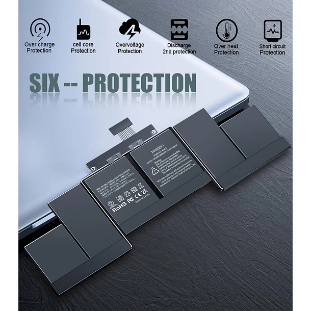 Batería de Repuesto A1417 para MacBook Pro 15 Inch A1398 2012 2013 Models 4