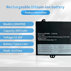 Batería de Repuesto BP02XL para Lenovo ThinkBook 14 G2 ITL are / 14 G3 ACL - HBFVG