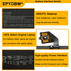 Batería de Repuesto G3HTA052H para Microsoft Surface Laptop 3 Gen 13.5 Inch Keyboard Base 1867/1868 - EPYOBW 5