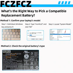Batería de Repuesto L22D3PE0 para Lenovo ThinkBook 14 G6 IRL ABP G7 ARP IML G8 - FCZFCZ