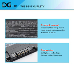 Batería de Repuesto MG04XL para Fujitsu Limited Lifebook P727 P728 U727 U728 U729 U729X Series - DGFTB