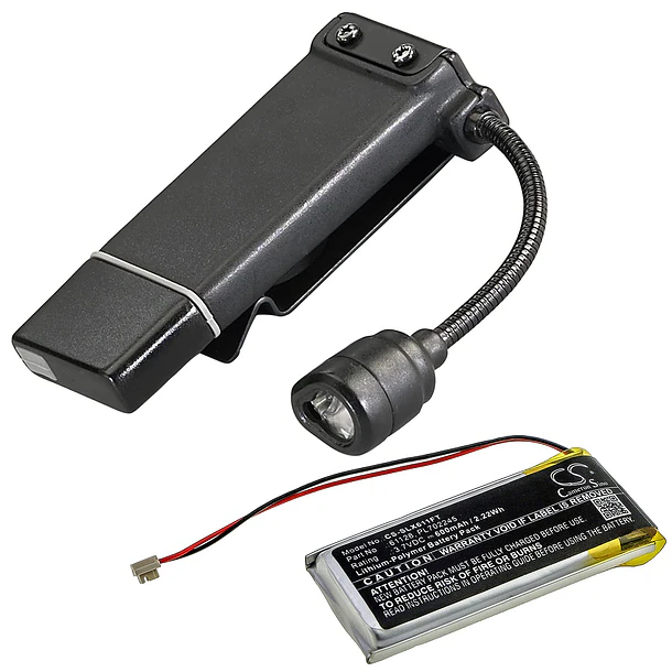 Batería de Repuesto CS-SLX611FT para ClipMate USB PL702245 61128 (3.7V) - Enyuly 6