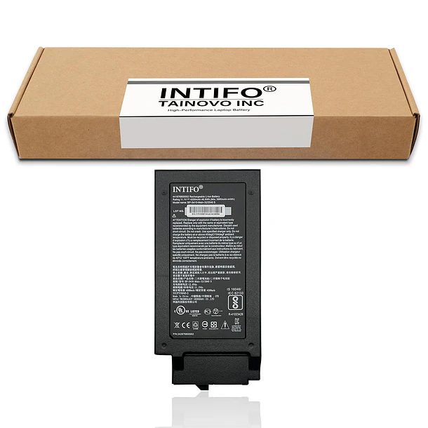 Batería de Repuesto Getac S410/ para Getac S410 Notebook PC Series 441876800002 242876800002 GBM6X2 [11.1V 4200mAh - INTIFO 2