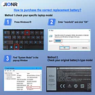 Batería de Repuesto A1331 para Dell Latitude 14 5420 15 5520 Precision 15 3560 Series - JIONR 3