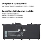 Batería de Repuesto NNF1C para Dell XPS 13 2 in 1 9365 XPS 13 9365 - YXKC 3
