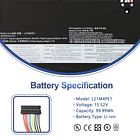 Batería de Repuesto L21M4PE1 para Lenovo Legion Y9000X R9000X IAH7 2022 Legion S7 16IAH7 16ARHA7 2