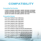 Batería de Repuesto L19M3PD5 para Lenovo ThinkPad E14 E15 Generation 2nd 3rd 4th Type 20T* - TAICROWNE 5