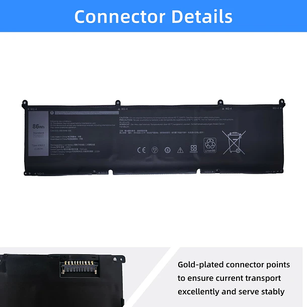 Batería de Repuesto 69KF2 para Dell M15 R3 M15 R4 M15 R5 M15 R6 M15 - NBULBL 3