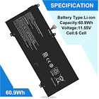 Batería de Repuesto XCMRD para HP Spectre x360 3