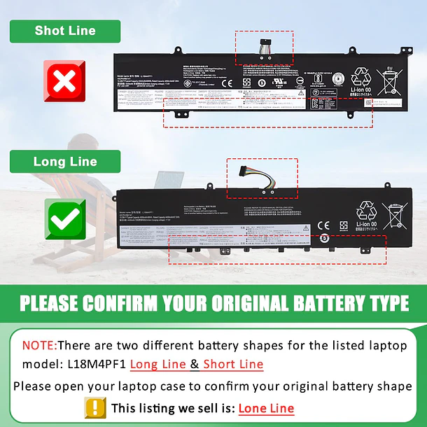 Batería de Repuesto L18M4PF1 para Lenovo Yoga 9-15IMH5 82DE Ideapad Yoga C940-15IRH 81TE IdeaPad S740-15IRH - RHKRKQN 3