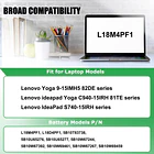 Batería de Repuesto L18M4PF1 para Lenovo Yoga 9-15IMH5 82DE Ideapad Yoga C940-15IRH 81TE IdeaPad S740-15IRH - RHKRKQN 4