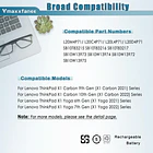 Batería de Repuesto L20C4P71 para Lenovo ThinkPad X1 Carbon 9th 10th Gen X1 Yoga 7th - Vmaxxfanee 5