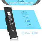Batería de Repuesto F3YGT para Dell Latitude 12 7000 7280 7290 13 7000 7380 7390 - Mercobat 2