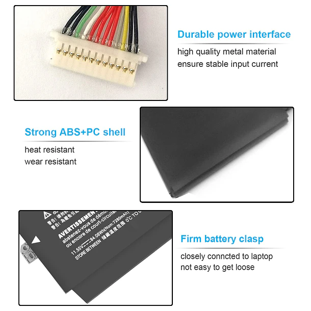 Batería de Repuesto HT03XL para HP Spectre x360 Convertible 15-CH 15T-CH000 15-CH0XX 15-CH011DX 15-CH001TX 15-CH002TX 3