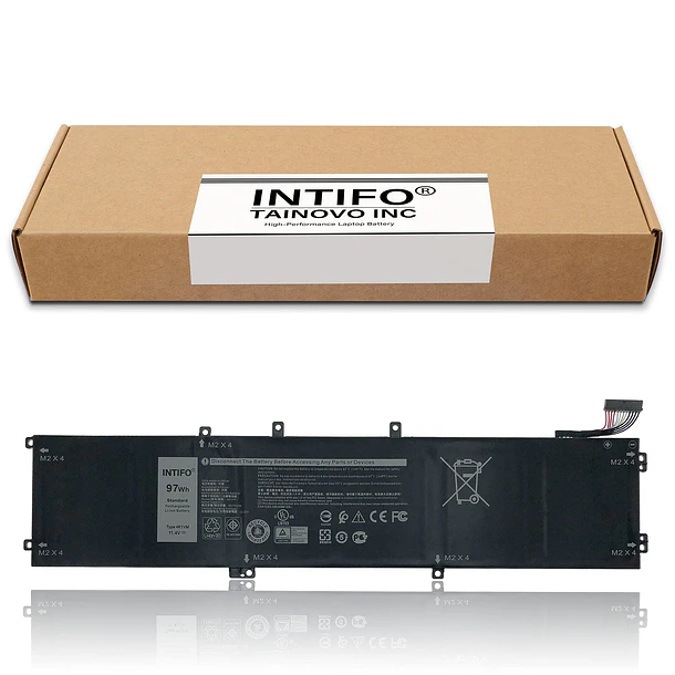 Batería de Repuesto 4K1VM para Dell G7 17 7700 Series Notebook W62W6 0W62W6 XYCW0 0XYCW0 - INTIFO 2