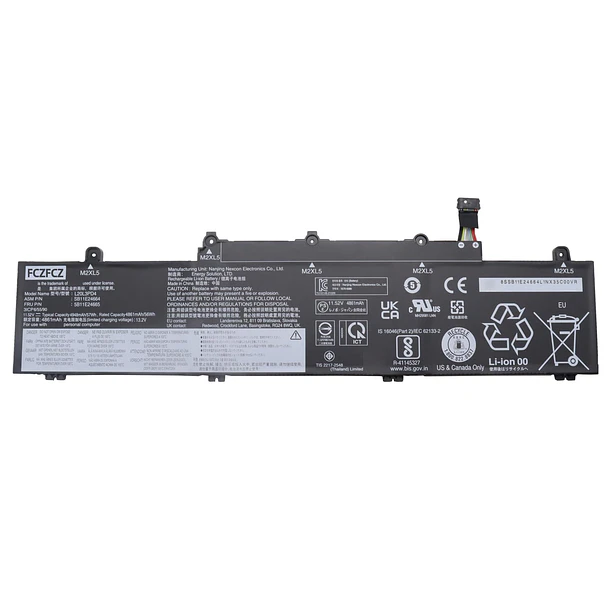 Batería de Repuesto L20L3PD4 para Lenovo ThinkPad E14 Gen2 Gen3 Gen4 / E15 Gen2 Gen3 - FCZFCZ 1