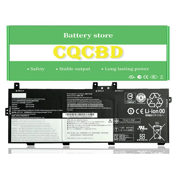 Batería de Repuesto L18M6P90 para Lenovo ThinkPad X13 Yoga Gen 2/3 P16 ThinkPad X13 Yoga - CQCBD 1