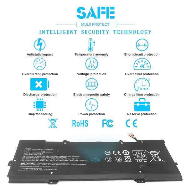 Batería de Repuesto HT03XL para HP Spectre x360 Convertible 15-CH 15T-CH000 15-CH0XX 15-CH011DX 15-CH001TX 15-CH002TX 6