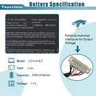 Batería de Repuesto C21N1818-2 para r Asus VivoBook 14 412FA F412 F412DA FJ F412FL F412UA - Vmaxxfanee 2