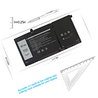 Batería de Repuesto JK6Y6 para Dell Inspiron 5400 5401 5402 5406 5508 5409 5509 7405 4