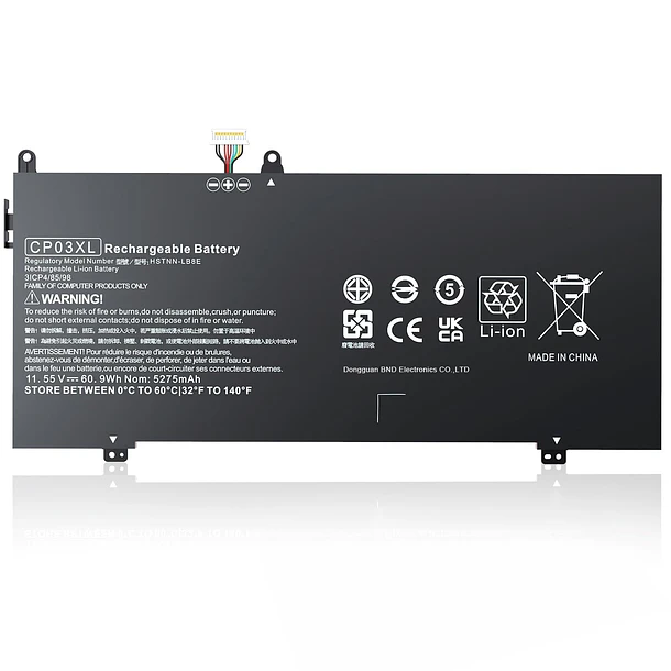 Batería de Repuesto CP03XL para Hp Spectre 13 X360 13-ae000 13-ae0xx 13-ae006no 13-ae001ng 13-ae040ng 13-ae049ng 1