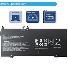 Batería de Repuesto CP03XL para Hp Spectre 13 X360 13-ae000 13-ae0xx 13-ae006no 13-ae001ng 13-ae040ng 13-ae049ng