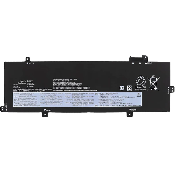 Batería de Repuesto GK5KY para Lenovo for ThinkPad T16 Gen 1 Gen 2 P16s Gen 1