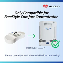 Batería de Repuesto Hlxun BT034 1 para diversos equipos compatibles según modelo Hlxun BT034 1 - Hlxun Freestyle Comfort