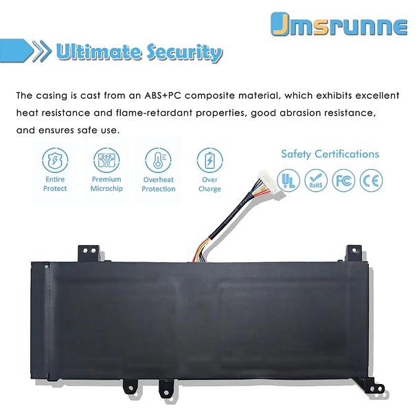 Batería de Repuesto C21N1818-2 para Asus VivoBook 14 412FA F412 F412DA FJ F412FL F412UA A412DA 4
