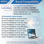 Batería de Repuesto L19C3PDA para Lenovo ThinkBook 14 15 (G2 ITL, G3 ACL, G2 are, - AURUNHO 5