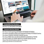 Batería de Repuesto B41N1711 para Asus TUF Gaming FX705DT FX705DD FX705GM FX705GE FX503V FX63VM FX63VD - LUSONBAY 3