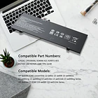 Batería de Repuesto CP03XL para Hp Spectre 13 X360 13-ae000 13-ae0xx 13-ae006no 13-ae001ng 13-ae040ng 13-ae049ng 6