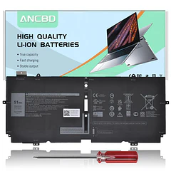 Batería de Repuesto A32N1511 para Dell XPS 13 7390 2-in-1 XPS 13 9310 2-in-1 P103G