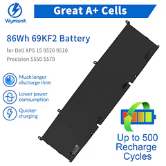 Batería de Repuesto LA04 para Dell XPS 15 9500 9510 9520 Precision 5550 5560 5570