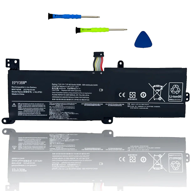 Batería de Repuesto L16L2PB3 para diversos equipos compatibles según modelo L16L2PB3 - EPYOBW 1