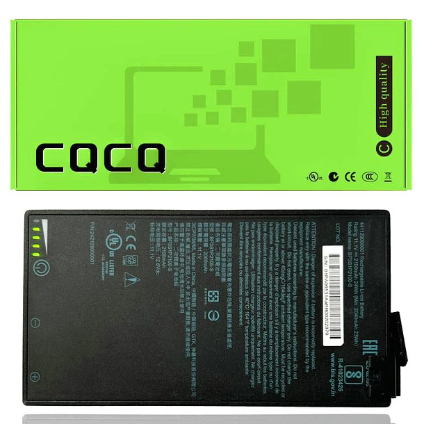 Batería de Repuesto BP3S1P2100-S para Getac V110 V110C Series Rugged Notebook 441129000001 Laptop (11.1V 24Wh/2100mAh) - CQCQ 1