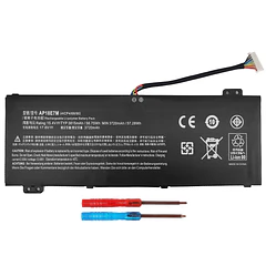Batería de Repuesto AP18E7M para acer Predator Helios 300 PH315-52 PH315-53 PH317-53 Predator Triton 300