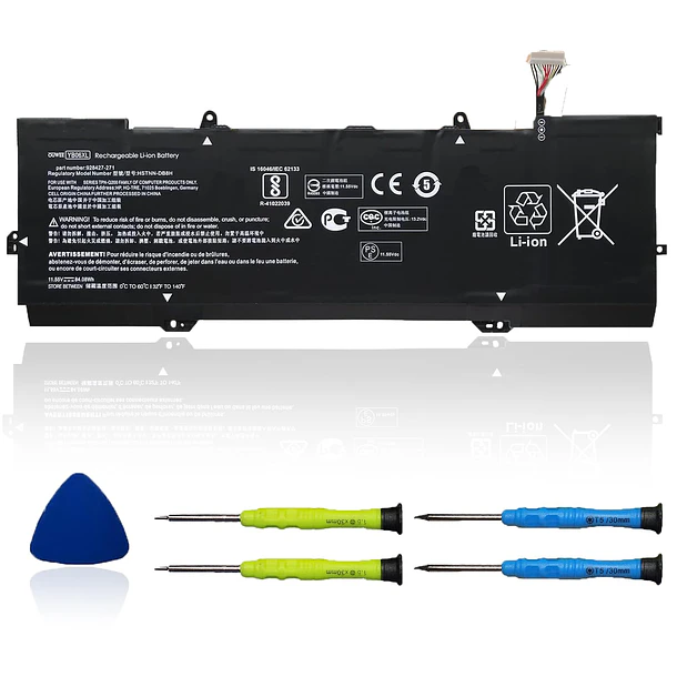 Batería de Repuesto HSTNN-DB8H para HP Spectre X360 15-CH 2018 15-CH000NA 15-CH000TX 15-CH004NL 15-CH005NG 15-CH012TX - OUWEE 1