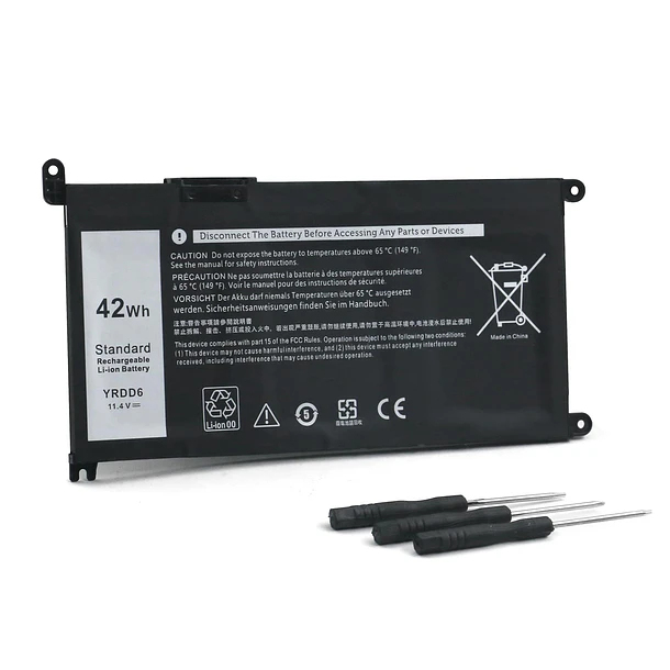 Batería de Repuesto YRDD6 para Dell inspiron 14 15 17 3000 3501 3582 3583 3584 1