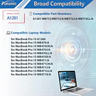 Batería de Repuesto JPFMR para MacBook Pro 15 A1286 for MacBook Pro 15 MB470/A for - AURUNHO 4