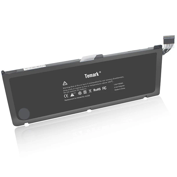 Batería de Repuesto A1309 para MacBook Pro 17inch A1297 (Only fit Early 2009 Mid2009 Mid2010 - Temark 5