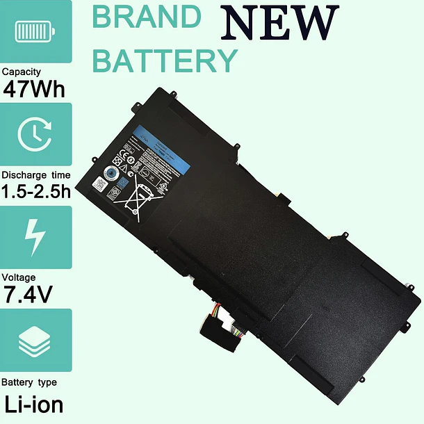 Batería de Repuesto LN09 para Dell XPS 12 9Q23 XPS 13 Ultrabook XPS 13-L321X XPS - KYTD 4