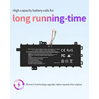 Batería de Repuesto C21N1818-1/B21N1818 para ASUS VivoBook 15 F512 F512DA F512FA F512FB F512FJ F512FL F512JA 3