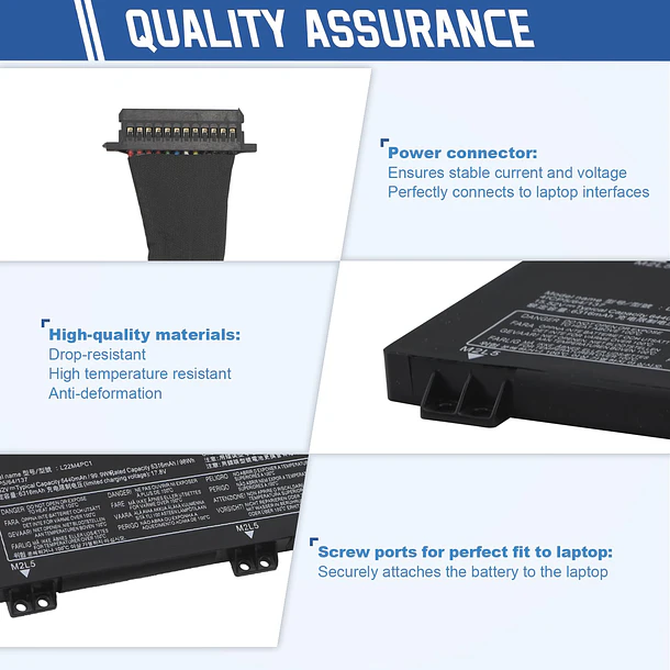 Batería de Repuesto L22M4PC1 para Lenovo Legion Pro 7 16IRX8 16IRX8H Series 5