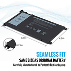 Batería de Repuesto XCMRD para Dell Inspiron 7573 5570 5378 5565 5567 7378 7579 5379 3